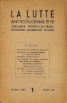 La Lutte Anticolonialiste n° 1 janvier 1946