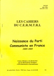 Cahiers du Cermtri 2010 numéro 137