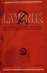 La Vérité année 1938 n° 1