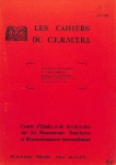 Les Cahiers du Cermtri année 1980 n° 17