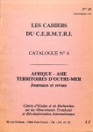 Les Cahiers du Cermtri année 1981 n° 23 