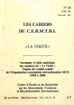 Les Cahiers du Cermtri année 1982 n° 24