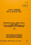 Les Cahiers du Cermtri année 1982 n° 26_0