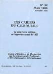 Les Cahiers du Cermtri année 1984 numéro 32