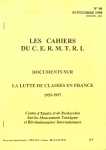 Les Cahiers du Cermtri année 1998 n° 90