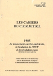 Les Cahiers du Cermtri année 2005 n°118