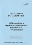Les Cahiers du Cermtri année 2008 n° 131 