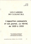 Les Cahiers du Cermtri année 2014 n° 152